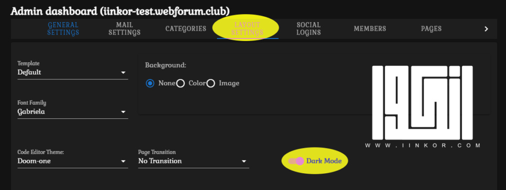 Create a free forum within two minutes